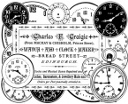 Clockmaker Sign Unmounted Stamp