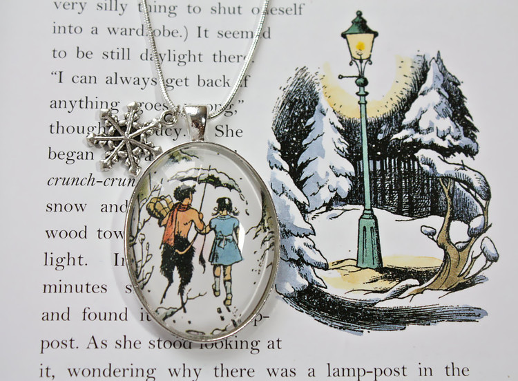 Necklaces made from book pages