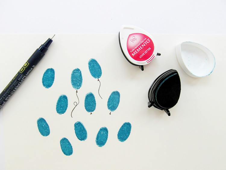 Fingerprinting with Memento ink pads