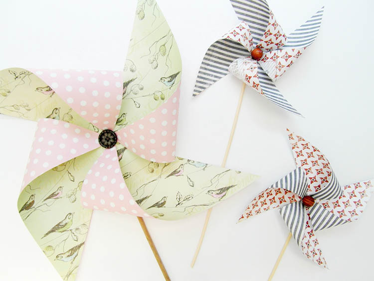 Handmade pinwheels
