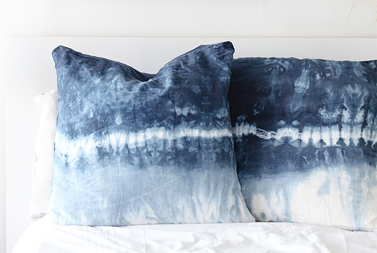 The ancient art of Shibori is great for DIY homeware projects