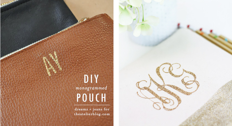 Damask Love and The Atelier Monogram DIY Projects