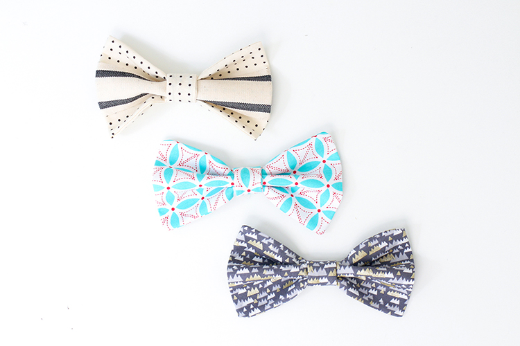 DIY bow ties make a great little Father's Day present