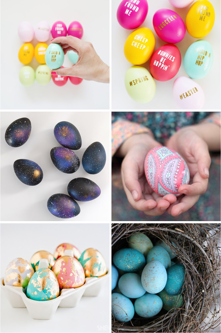 Imaginative ways to decorate eggs for Easter