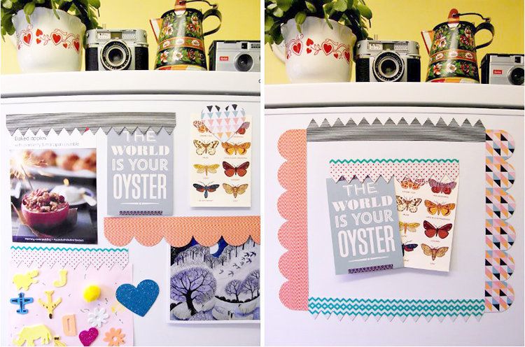 DIY: Patterned and Printed Fridge Magnets