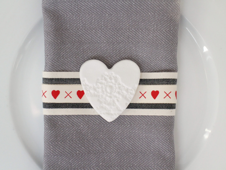 A Valentines place setting that can be used again and again