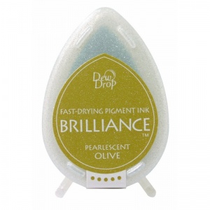 Pearlescent Olive Brilliance Dew Drop Ink Pad
