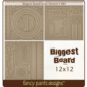 Biggest Board Every Element, 12 x 12 inch, 3 sheets