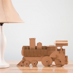 DIY Dcor Cardboard Model Train Kit