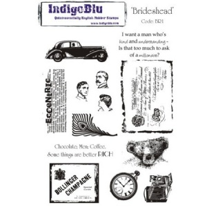 Brideshead Stamp Set by Indigo Blu, Foam Mounted